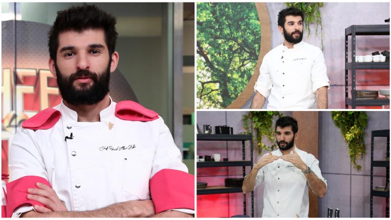 Colaj cu chef Richard Abou Zaki în trei ipostaze diferite la Chefi la cuțite