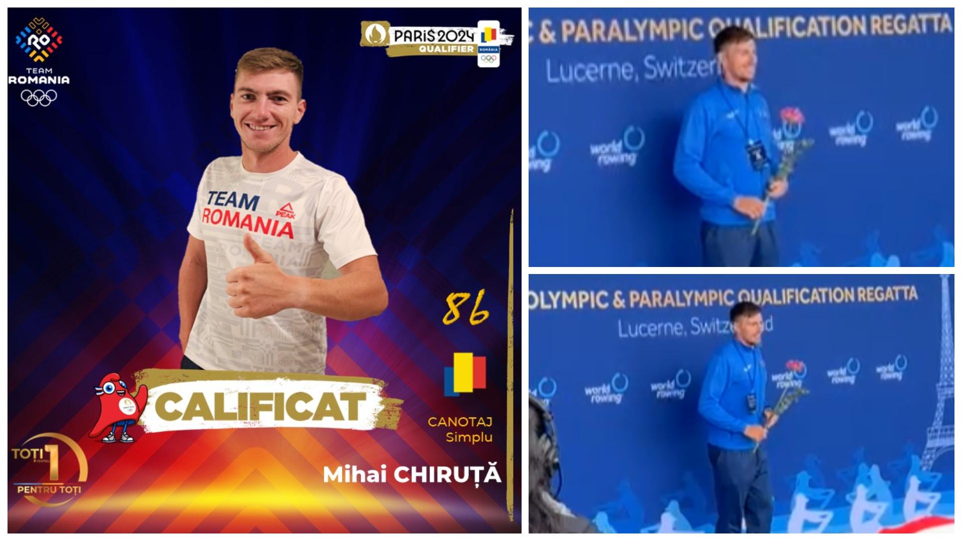 Mihai Chiruţă s-a calificat la Jocurile Olimpice de la Paris. Românul a câştigat Finala A a regatei preolimpice de la Lucerna