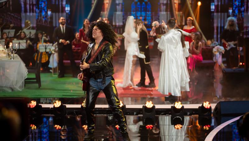 Finala Te cunosc de undeva! 25 mai 2024. Ilona și Florin Ristei, transformați în Guns N' Roses cu piesa „November Rain”