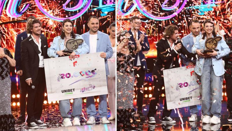 Mădălina Mihai a câștigat marele premiu și trofeul în finala sezonului 16 iUmor. Ce au spus jurații: „Nu ți-am simțit emoțiile”