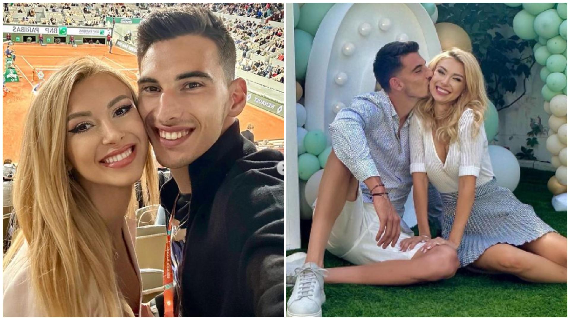 Andreea Bălan și Victor Cornea au împlinit un an de relație. Cum au sărbătorit cei doi la Roland Garros: „S-a ținut de cuvânt”