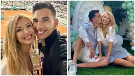 Andreea Bălan și Victor Cornea au împlinit un an de relație. Cum au sărbătorit cei doi la Roland Garros: „S-a ținut de cuvânt”