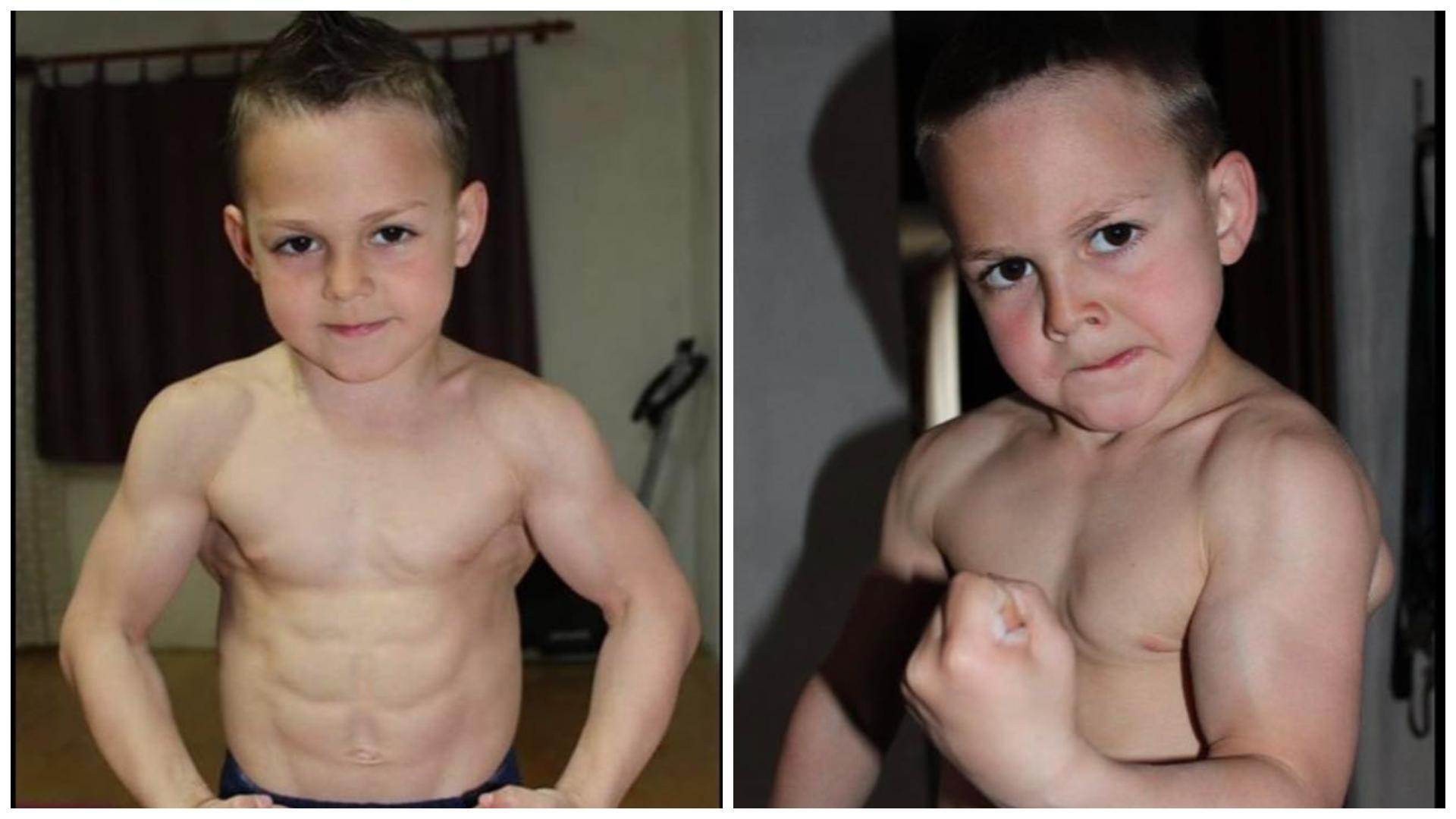 Cum arată acum micuțul „Hercule”. Băiatul care impresiona o țară întreagă în 2012 și-a arătat mușchii în mediul online