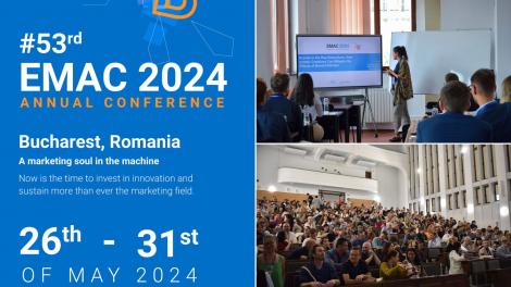 (P) Conferința Anuală a Academiei Europene de Marketing (EMAC), organizată în premieră în România de ASE București și Ideologiq