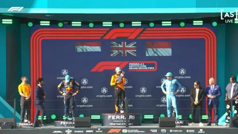 Cursa din Formula 1™ a Marelui Premiu de la Miami a fost pe canalele Antena și în AntenaPLAY! Lando Norris a câştigat