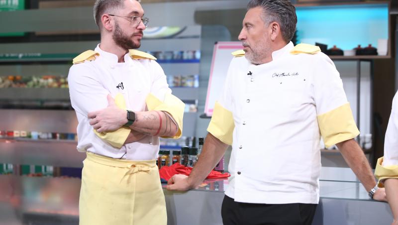 Chefi la cuțite, 6 mai 2024. Vlad Niculici (Mr. Cheesecake) a fost eliminat. Ce a urmat și ce reacție a avut Alexandru Sautner