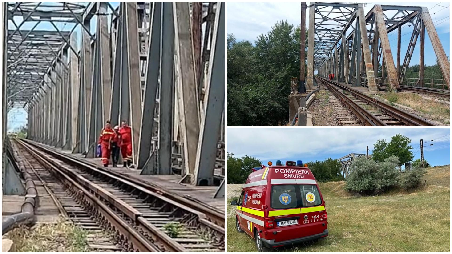 A adormit pe șinele de cale ferată și a fost la un pas să-și piardă viața. Cum a scăpat bărbatul din Galați în ultima clipă