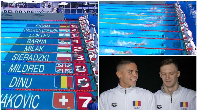 Patrick Dinu s-a calificat în semifinalele probei de 100 m la CE de natație