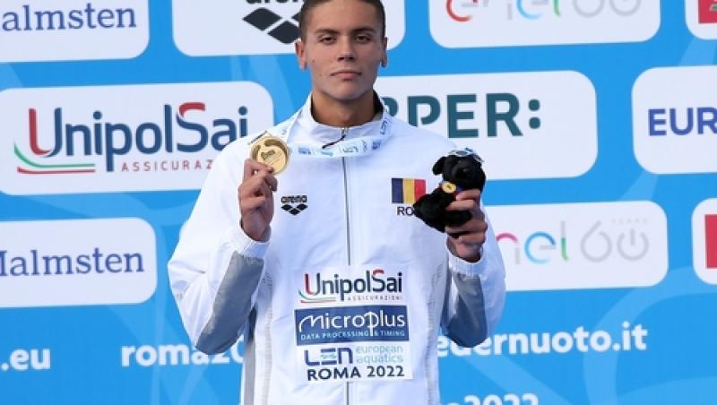 Probele la care participă David Popovici la Campionatele Europene de Înot (17-23 iunie, AntenaPLAY)