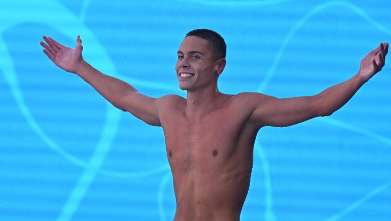 David Popovici, cursă superbă în Finala probei de 200 m liber, de la Campionatele Europene de natație de la Belgrad