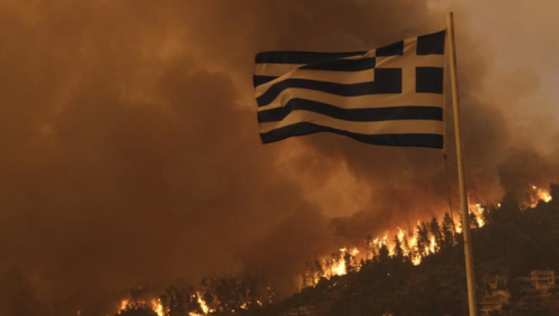 Noi incendii devastatoare în Grecia. Care sunt noile zone afectate