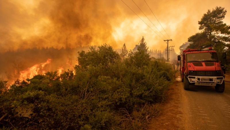 Noi incendii devastatoare în Grecia. Care sunt noile zone afectate