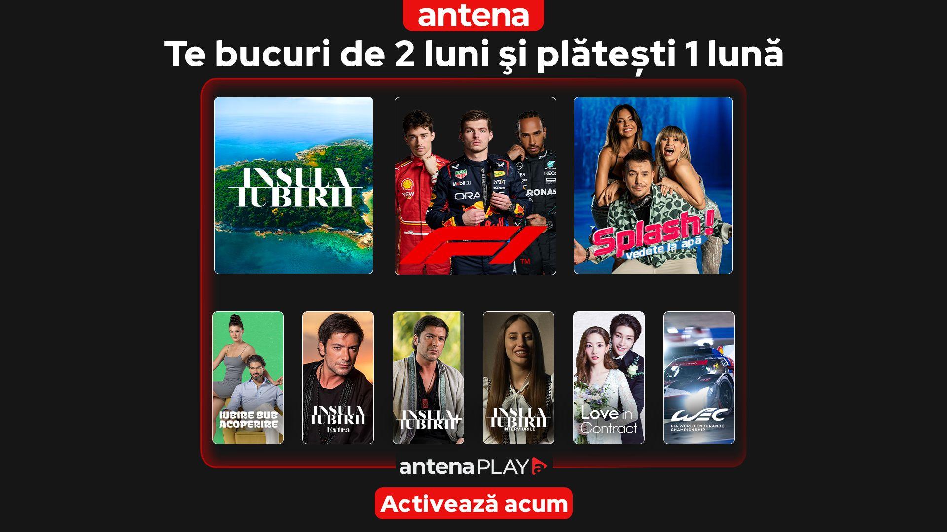 Participă la promoția 1+1 AntenaPLAY și dai play la fiecare zi de vară