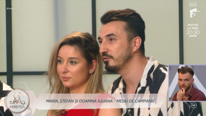 Mireasa sezon 9, 10 iulie 2024. Ce a spus Maria despre faptul că ea și Ștefan nu au susținători pentru Finală