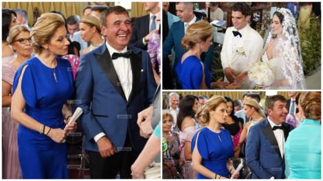 Cum s-au îmbrăcat Gheorghe și Marilena Hagi la nunta fiului lor. Soacra mare, rochie spectaculoasă