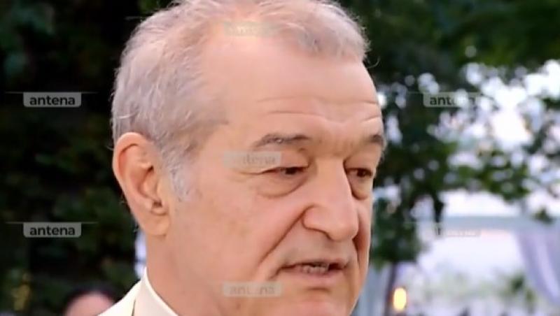 Cum au apărut Gigi Becali și soția lui, Luminița Becali, la nunta lui Ianis Hagi cu Elena. Ce costum unic a purtat patronul FCSB