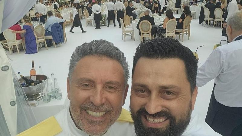 Chef Alexandru Sautner, Chef Orlando Zaharia și Chef Ștefan Popescu, colaborare în premieră la nunta lui Ianis Hagi