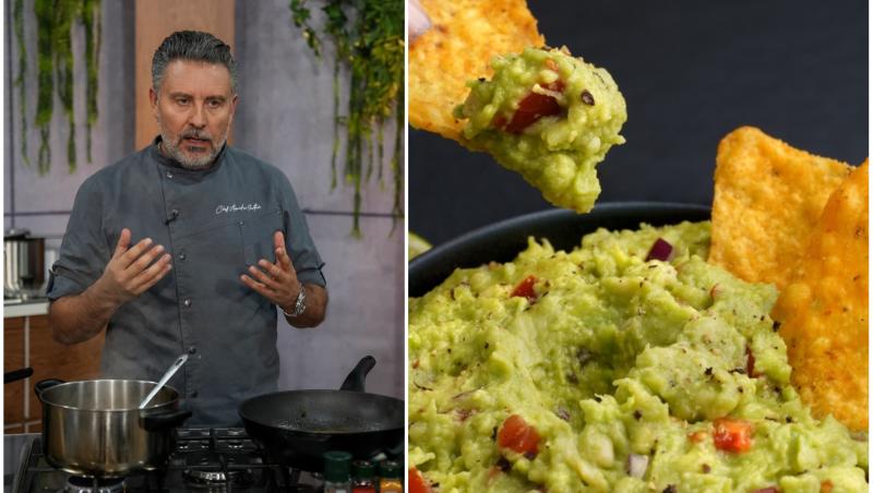 colaj foto cu alexandru sautner si sos guacamole