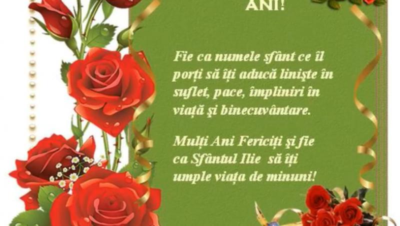 Mesaje pentru sărbătoriții de Sfântul Ilie! Cele mai originale urări și felicitări pentru cei care își serbează ziua de nume azi