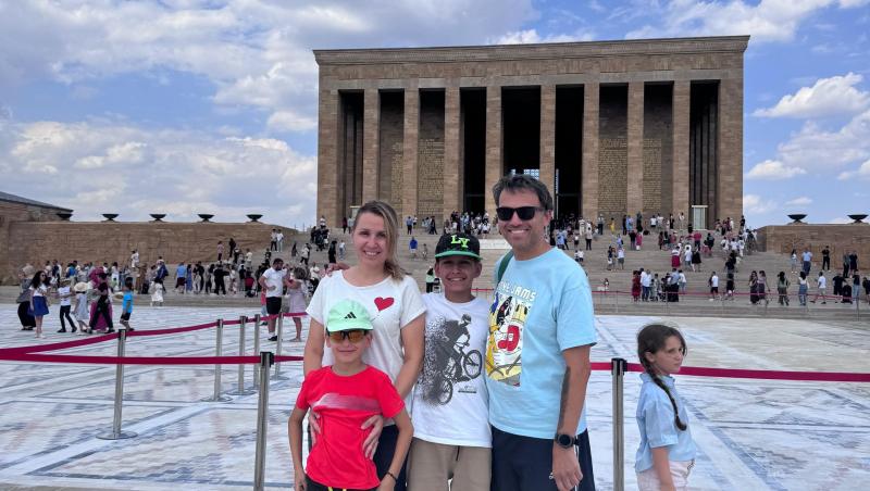 Chef Ștefan Popescu, alături de familie, într-un circuit spectaculos al Turciei, planificat de soția sa: „O experiență unică”