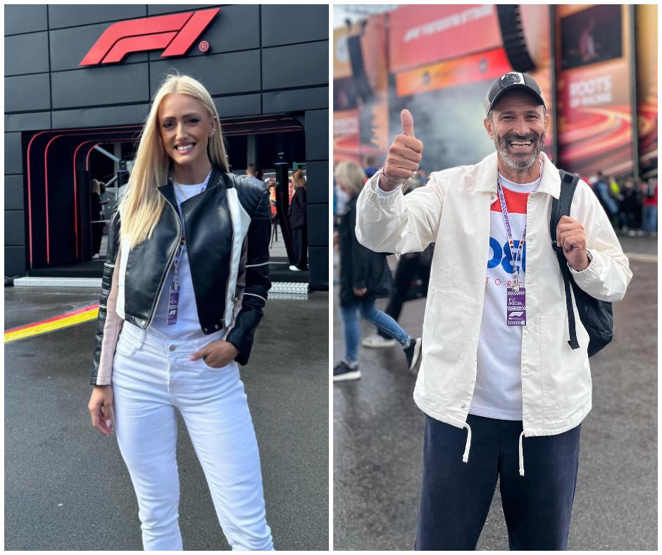Iuliana Pepene şi Nicolai Tand au ajuns în Belgia, unde se bucură live de experienţa Formula 1