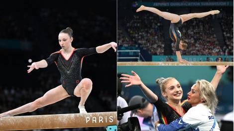 Gimnastele Sabrina Voinea, Ana Bărbosu, Amalia Ghigoarță și Lilia Cosman, performanțe uluitoare la Jocurile Olimpice de la Paris!