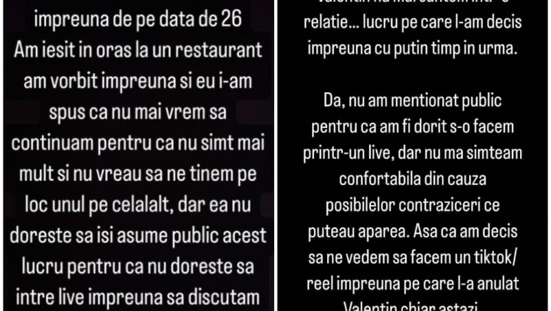 Mireasa, sezon 9. Valentin și Elena s-au despărțit. Mesajele despre separare publicate de cei doi: „Nu am dorit să ascund”