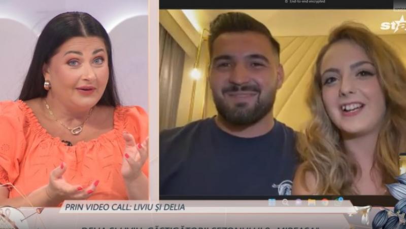 Delia și Liviu, câștigătorii sezonului 9 Mireasa, veste importantă la Capricii. Ce anunt au făcut: „E cu ochi?!”