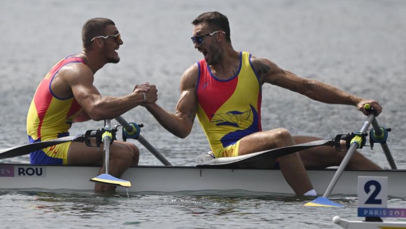 Canotorii Marian Florian Enache şi Andrei Sebastian Cornea, AUR la Jocurile Olimpice de la Paris la dublu vâsle