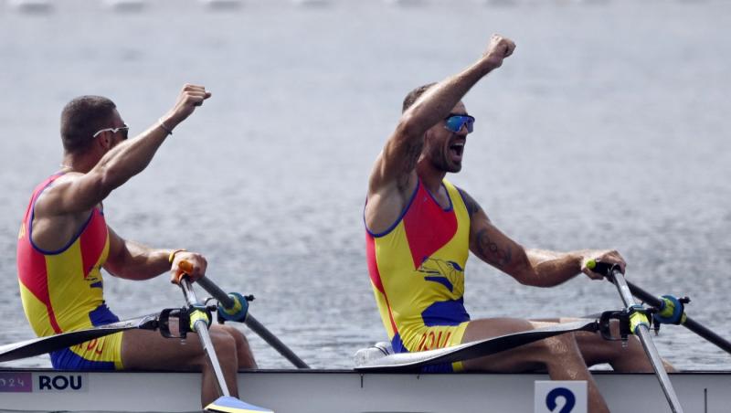 Canotorii Marian Florian Enache şi Andrei Sebastian Cornea, AUR la Jocurile Olimpice de la Paris la dublu vâsle