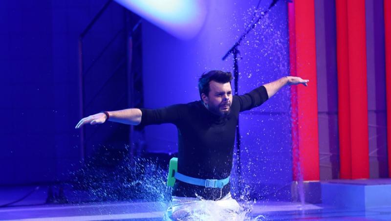 Splash! Vedete la apă sezon 6, 15 august 2024. Marian Căpeț și-a făcut curaj să sară de la 3 metri! Hairstylistul are fobie de apă