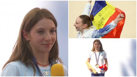 Ana Maria Bărbosu a primit oficial medalia de bronz. Cum a arătat gimnasta la ceremonie și ce a declarat la final | VIDEO