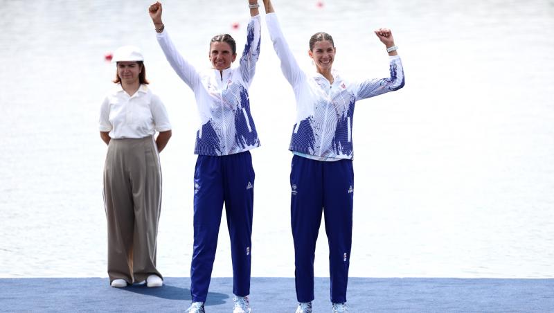 Ionela Cozmiuc și Gianina van Groningen au câștigat argintul la dublu vâsle feminin, categoria uşoară la Jocurile Olimpice 2024