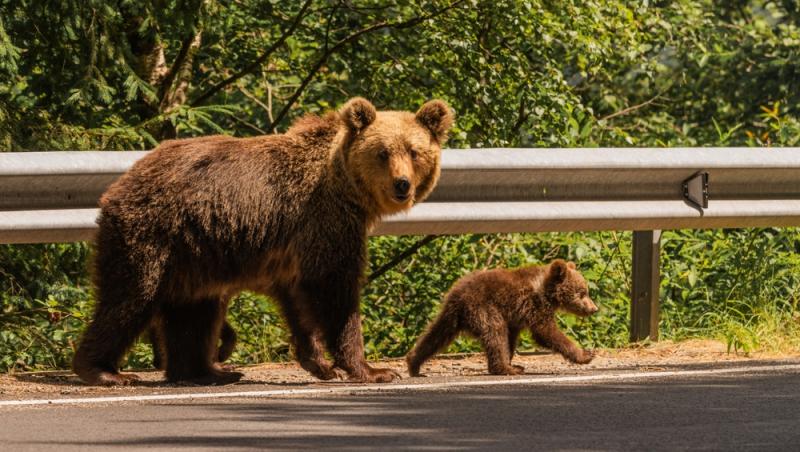 „Safari cu urși lângă Cetatea Poenari” Cât costă experiența promovată de agențiile de turism. Străinii se înghesuie să participe