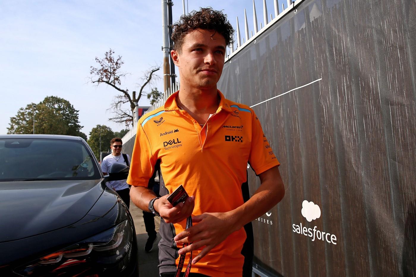 lando norris pe circuitul monza 2024