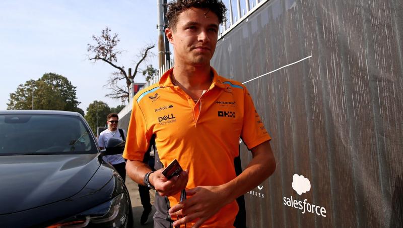 lando norris pe circuitul monza 2024