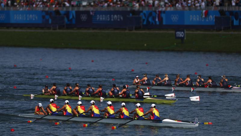 Echipajul de canotaj 8+1 feminin a câștigat a 3-a medalie de AUR la Jocurile Olimpice 2024! Team România ajunge la 7 medalii!