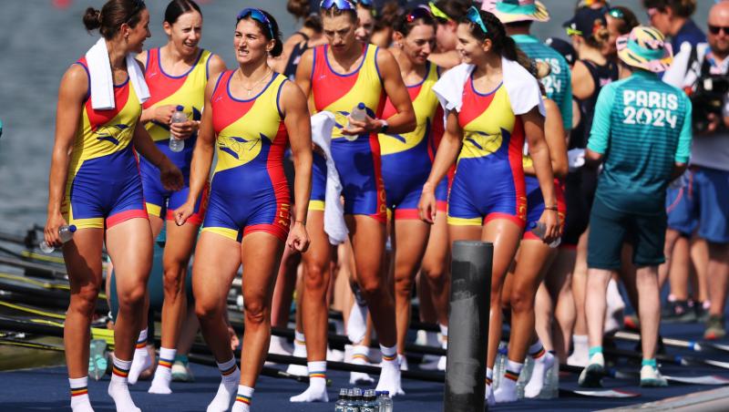 Echipajul de canotaj 8+1 feminin a câștigat a 3-a medalie de AUR la Jocurile Olimpice 2024! Team România ajunge la 7 medalii!