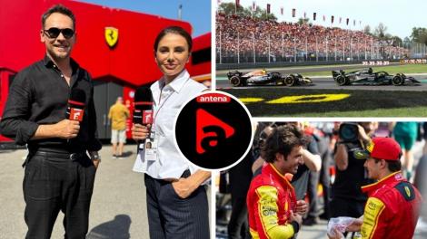 Anamaria Gheorghe și Răzvan Simion trăiesc aventura Formula 1™ la Marele Premiu al Italiei duminică, pe Antena 1 și în AntenaPLAY