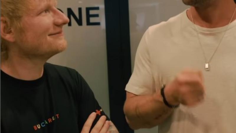 Concertul Ed Sheeran susținut în România, într-un documentar pe National Geographic. Ce spune Chris Hemsworth despre experiență