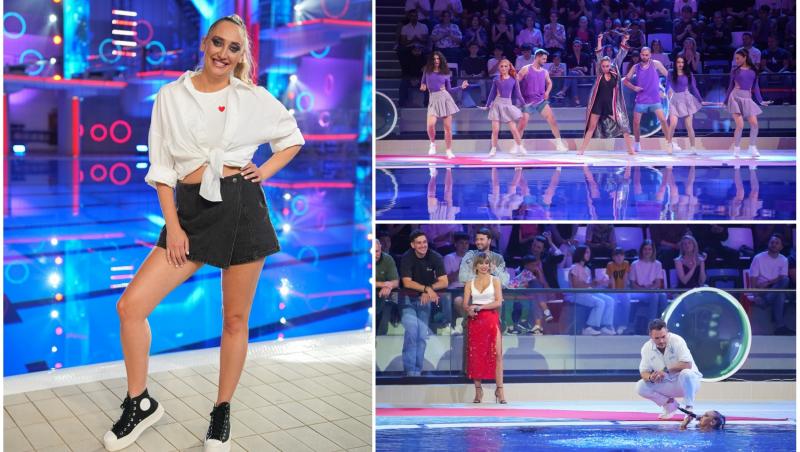 Ilona Brezoianu a acceptat provocarea de a-și depăși limitele la Splash! vedete la apă