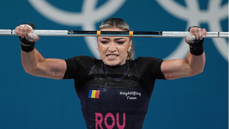 Mihaela Cambei a obținut medalia de argint la haltere, la Jocurile Olimpice de la Paris 2024