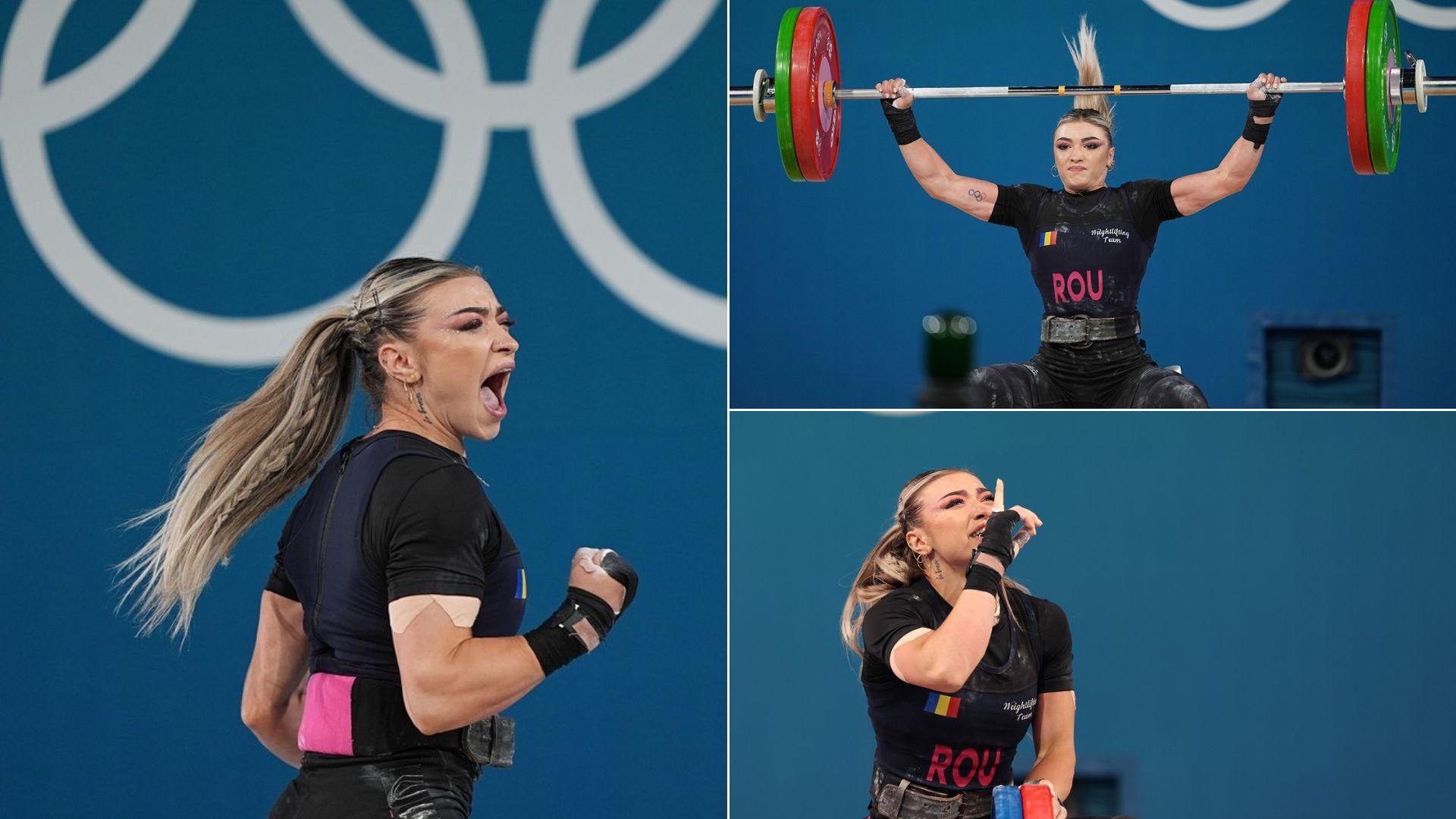 Mihaela Cambei a obținut medalia de argint la haltere, la Jocurile Olimpice de la Paris 2024