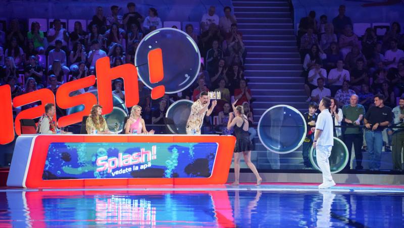 Splash! Vedete la apă sezon 6, 9 august 2024. Ilona Brezoianu a executat un salt unic în istoria show-ului. Cum arată părinții ei