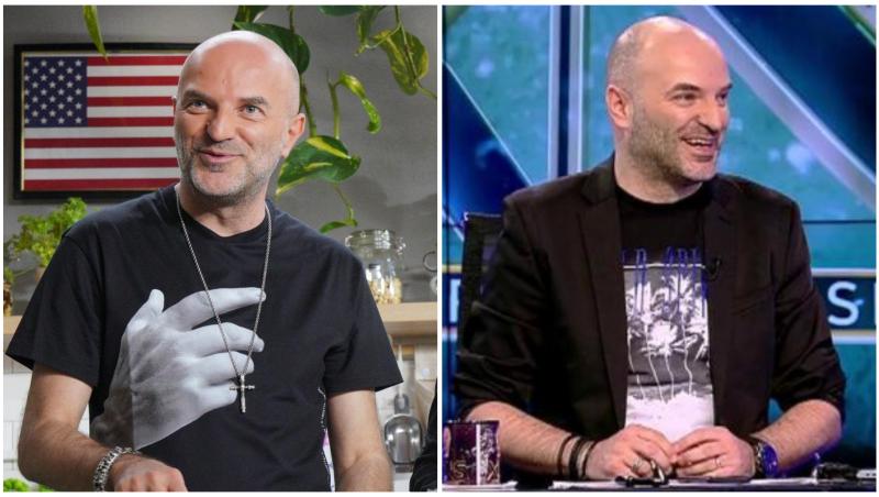 Colaj cu Dan Capatos în două ipostaze diferite la Xtra Night Show și la Hello Chef