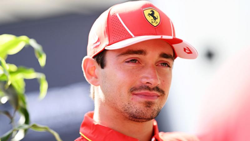 charles leclerc pe circuitul din baku