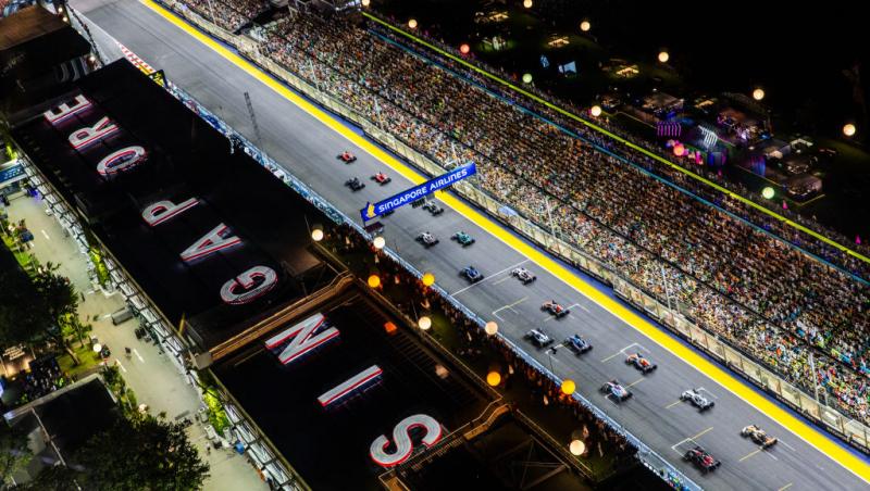 Program Formula 1™, Marele Premiu din Singapore. Vezi spectacolul LIVE pe canalele Antena și în AntenaPLAY, 20-22 septembrie 2024