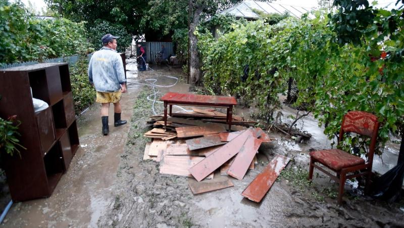 Povestea lui Piki, câinele erou care și-a salvat stăpânul din inundațiile de la Galați. L-a trezit când apa era deja până la brâu