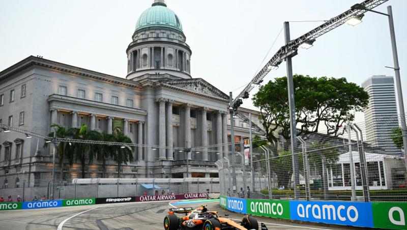 S-au încheiat calificările din Formula 1™ pentru Marele Premiu din Singapore. Lando Norris în pole position pe Marina Bay