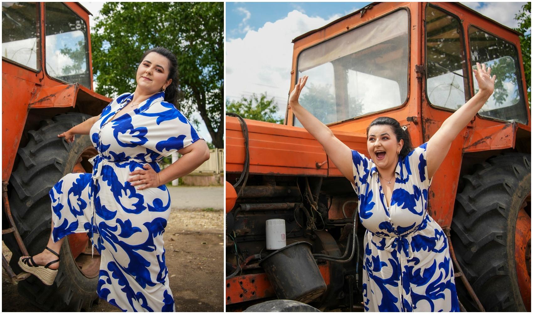 colaj foto cu actrita ana turcu in serialul iubire cu parfum de lavanda